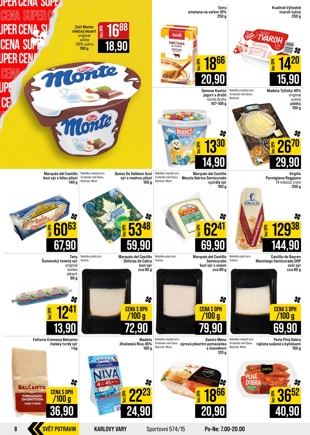 Leták JIP leták CC Cash & Carry - České Budějovice, Most, Náchod, Svoboda nad Úpou, Sušice - strana 8