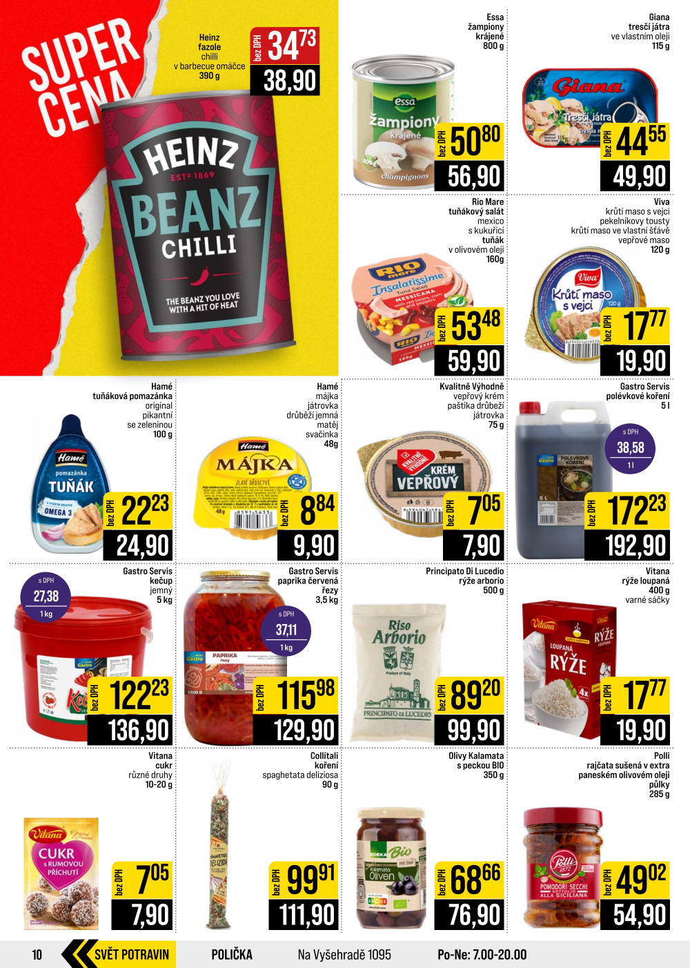 Leták JIP leták CC Cash & Carry - Brno, Ostrava, Praha, Polička, Olomouc, Karlovy Vary, Zlín, Jilemnice, Pardubice - strana 10