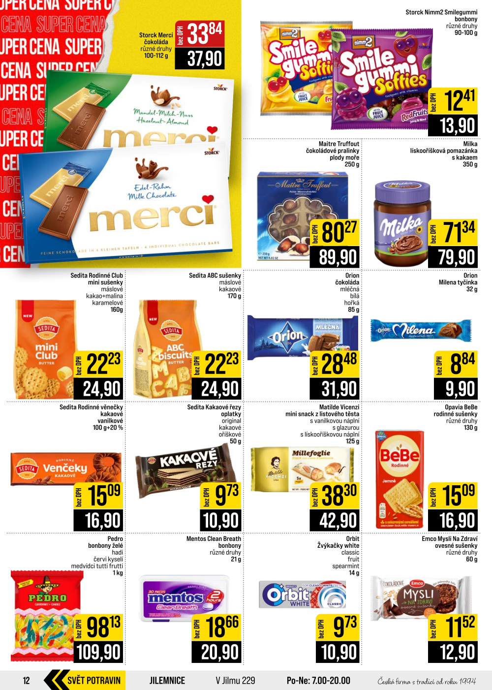 Leták JIP leták CC Cash & Carry - Brno, Ostrava, Praha, Polička, Olomouc, Karlovy Vary, Zlín, Jilemnice, Pardubice - strana 12