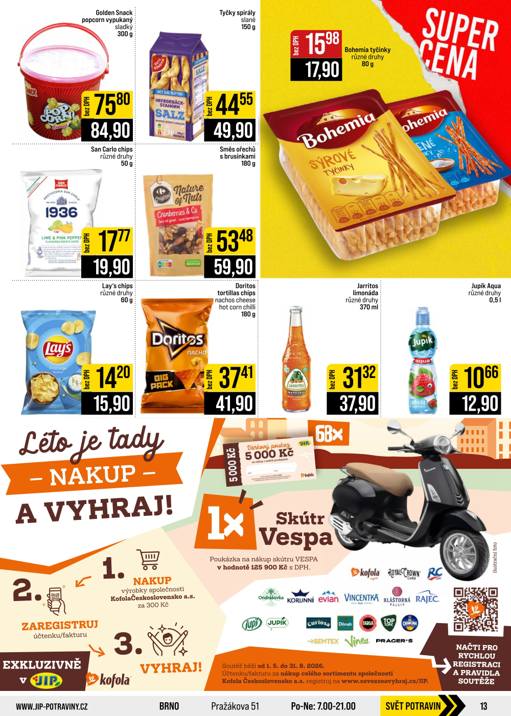 Leták JIP leták CC Cash & Carry - Brno, Ostrava, Praha, Polička, Olomouc, Karlovy Vary, Zlín, Jilemnice, Pardubice - strana 13