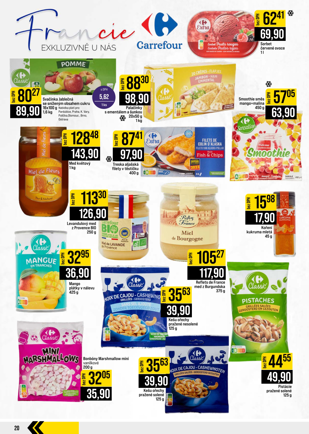Leták JIP leták CC Cash & Carry - Brno, Ostrava, Praha, Polička, Olomouc, Karlovy Vary, Zlín, Jilemnice, Pardubice - strana 20