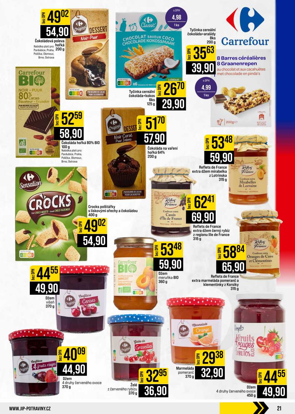 Leták JIP leták CC Cash & Carry - Brno, Ostrava, Praha, Polička, Olomouc, Karlovy Vary, Zlín, Jilemnice, Pardubice - strana 21