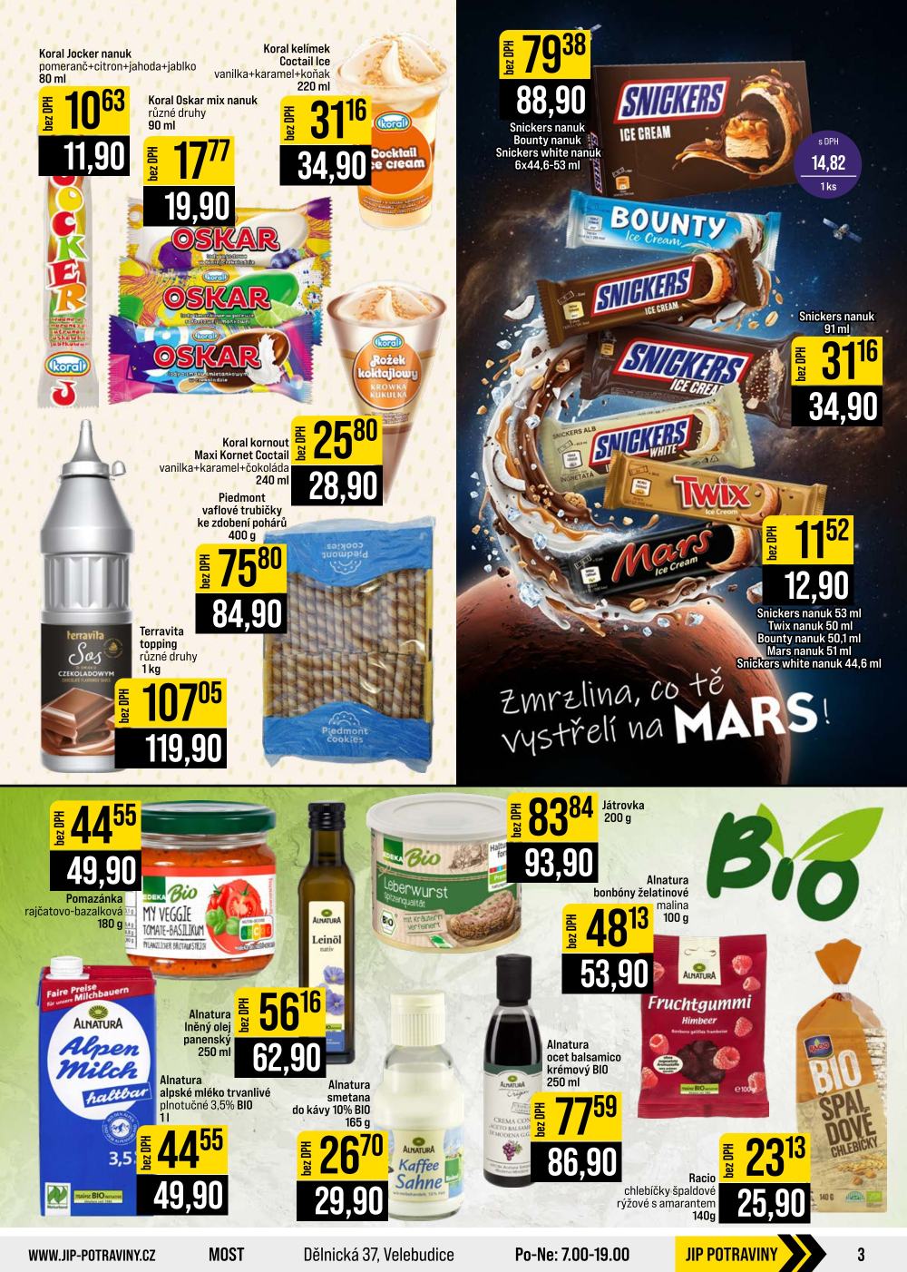 Leták JIP leták CC Cash & Carry - Brno, Ostrava, Praha, Polička, Olomouc, Karlovy Vary, Zlín, Jilemnice, Pardubice - strana 3