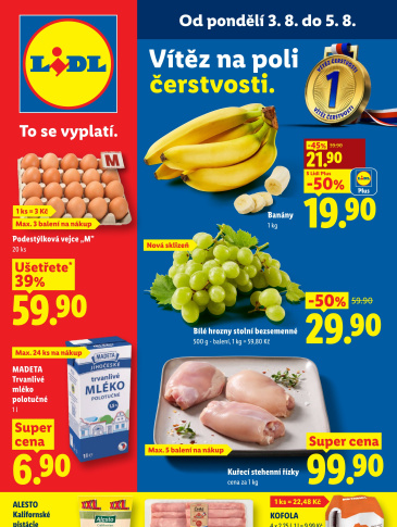 Lidl leták od pondělí