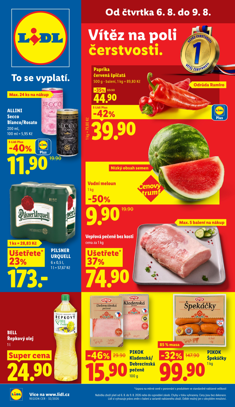 Leták Lidl leták od čtvrtka - strana 1