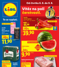 Akční leták Lidl  od čtvrtka
