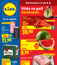 Akční leták Lidl  od čtvrtka