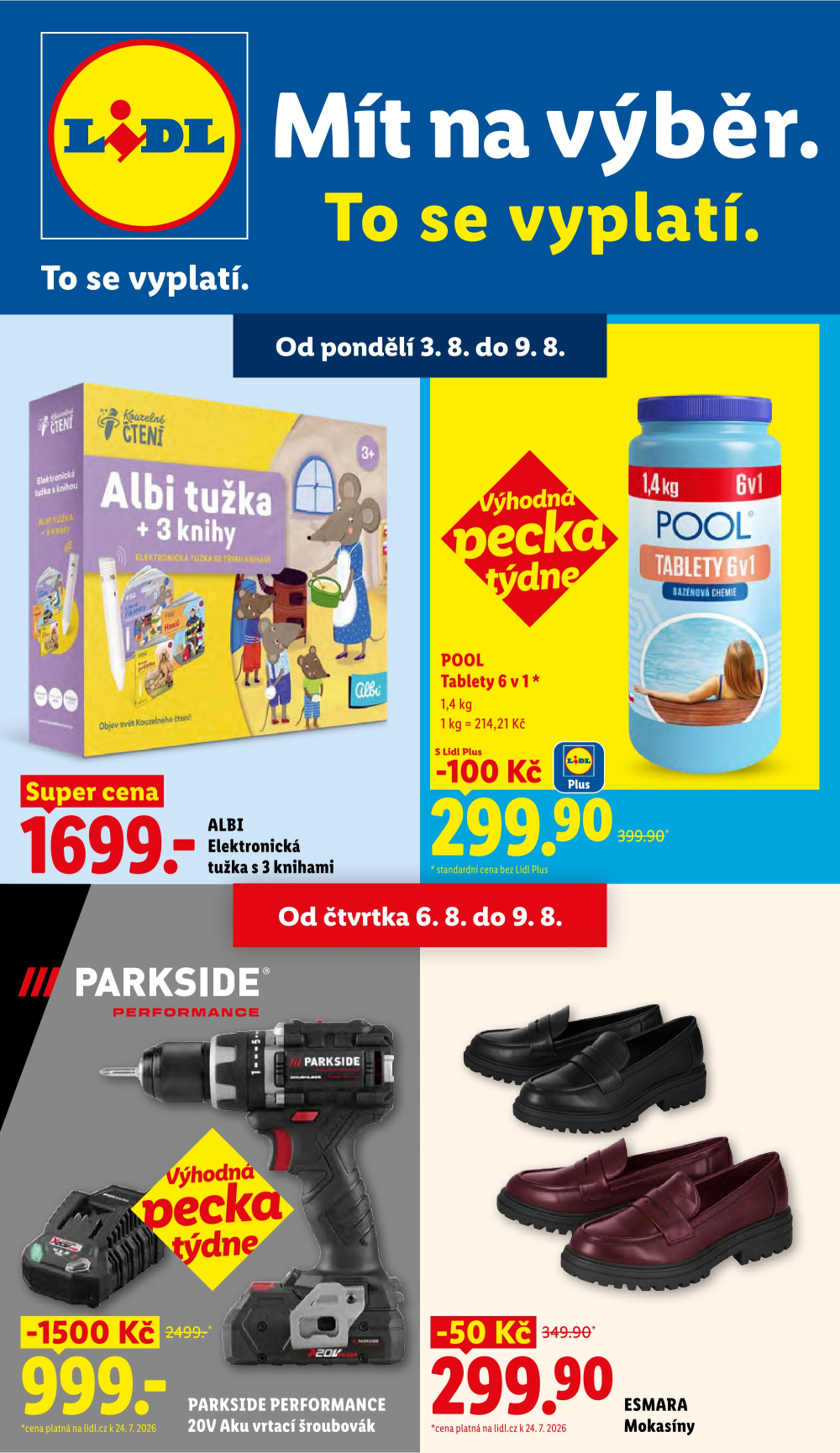 Leták Lidl leták - Nabídka spotřebního zboží - strana 1
