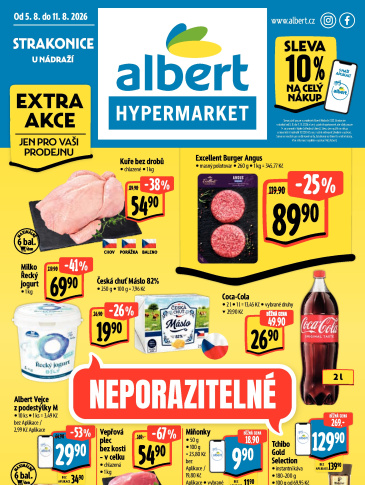 Albert Hypermarket leták - Strakonice, U Nádraží