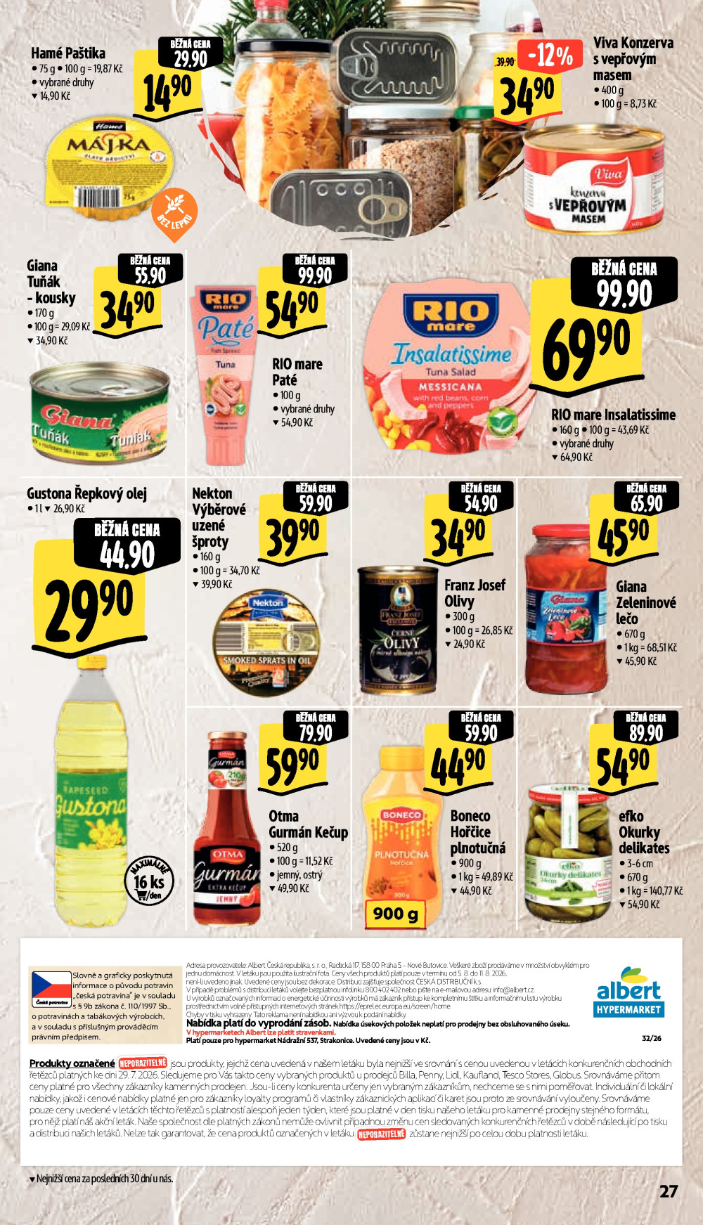 Leták Albert Hypermarket leták - Strakonice, U Nádraží - strana 37