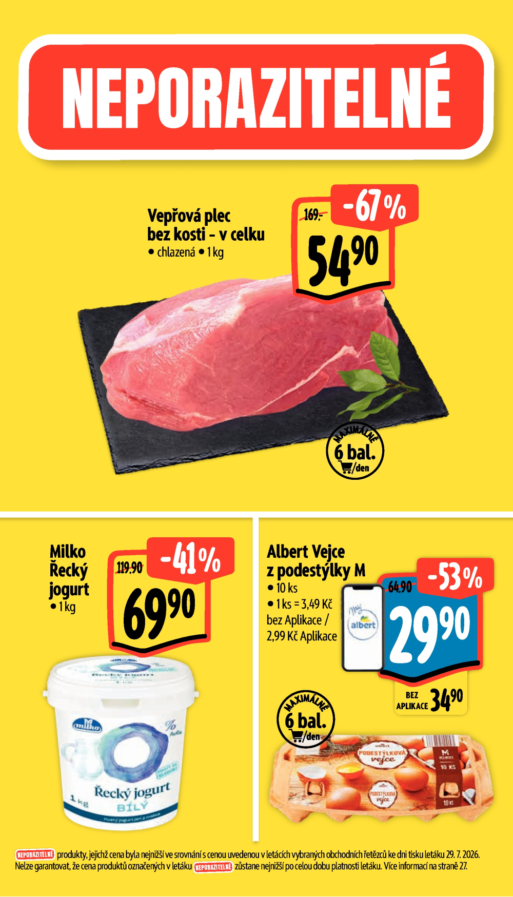 Leták Albert Hypermarket leták - Vestec - strana 3