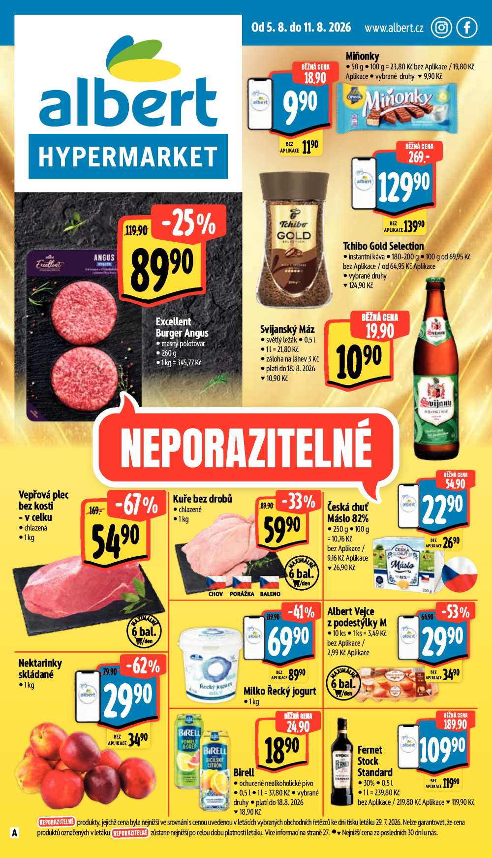 Leták Albert Hypermarket leták - strana 1