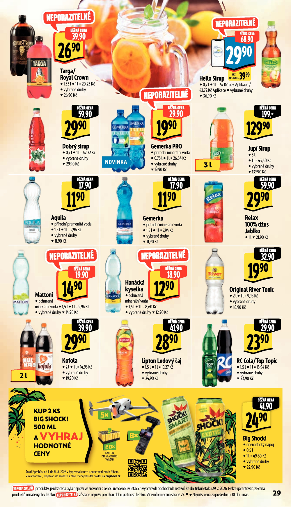 Leták Albert Hypermarket leták - strana 39