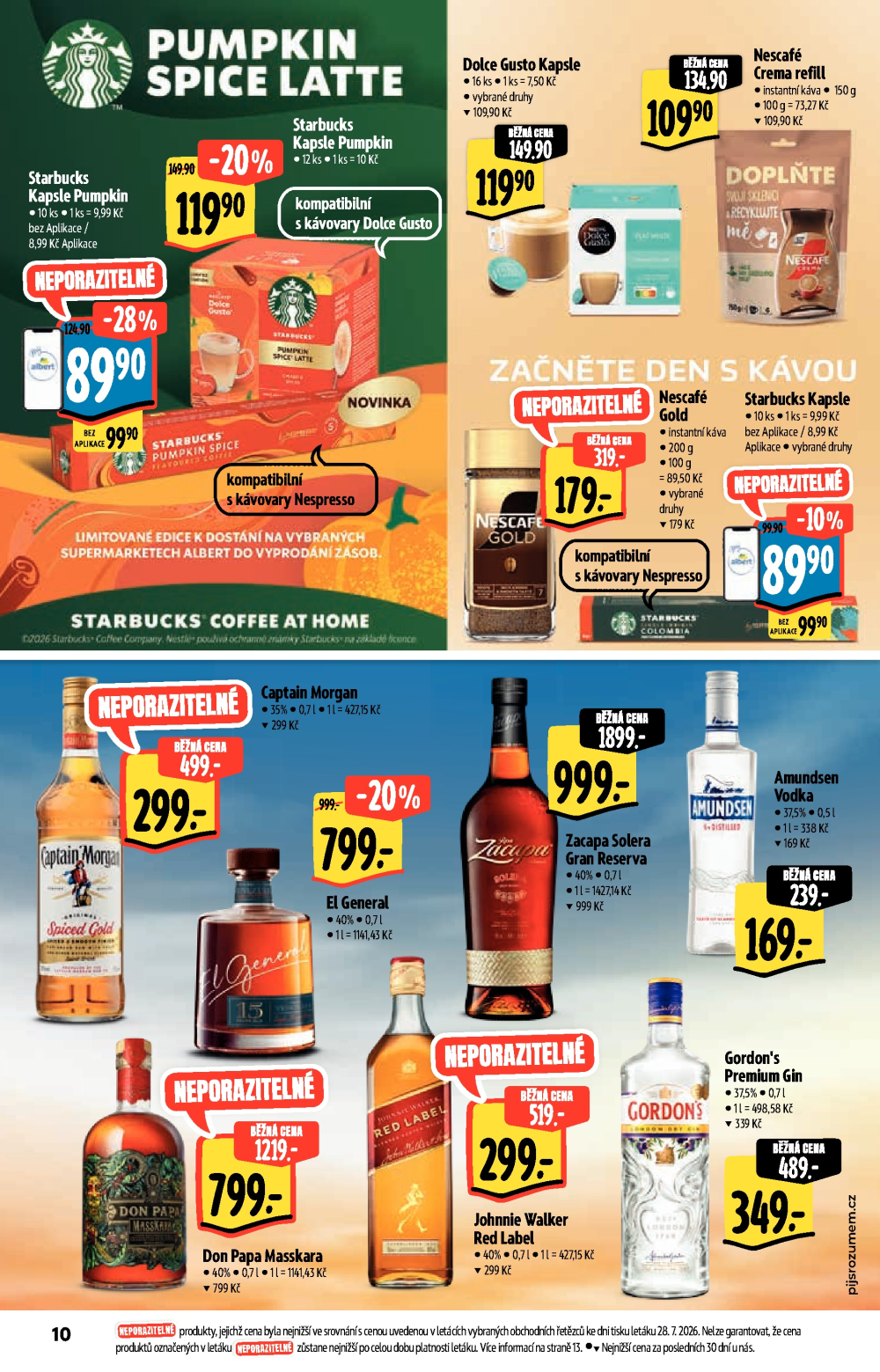 Leták Albert Supermarket - Nabídka ve značkové kvalitě - strana 10