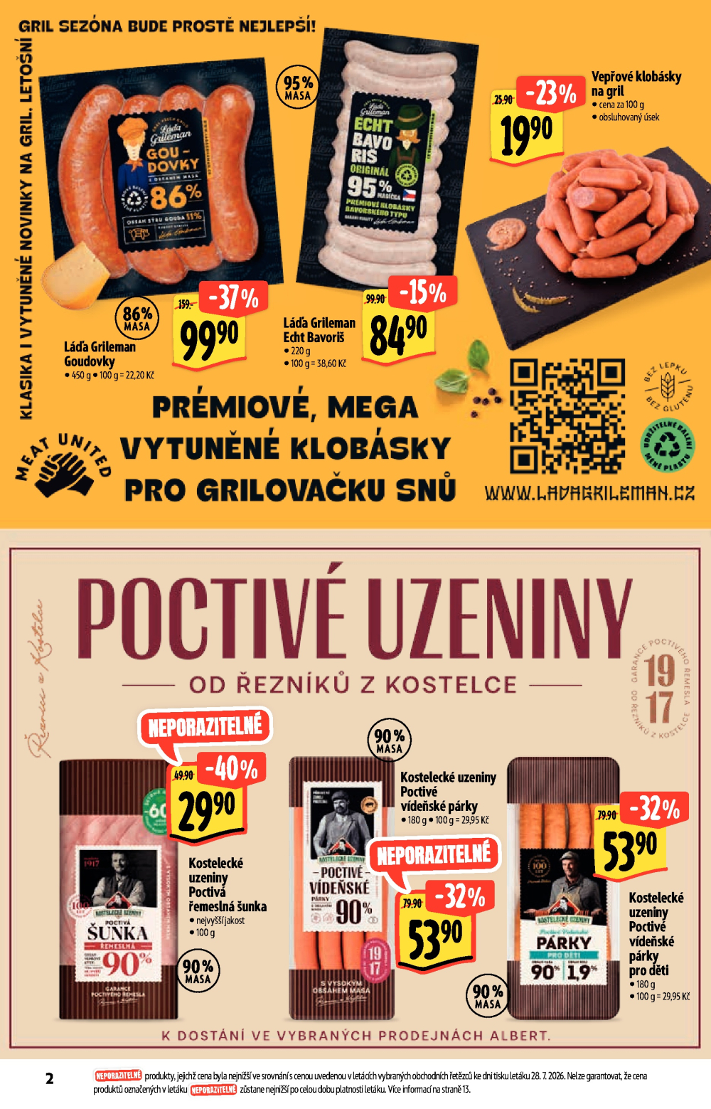 Leták Albert Supermarket - Nabídka ve značkové kvalitě - strana 2