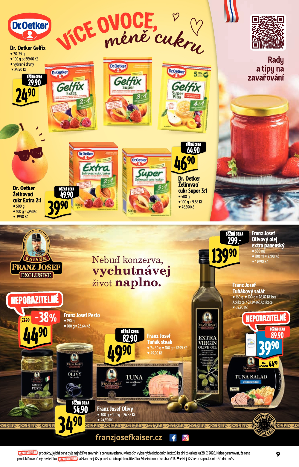 Leták Albert Supermarket - Nabídka ve značkové kvalitě - strana 9