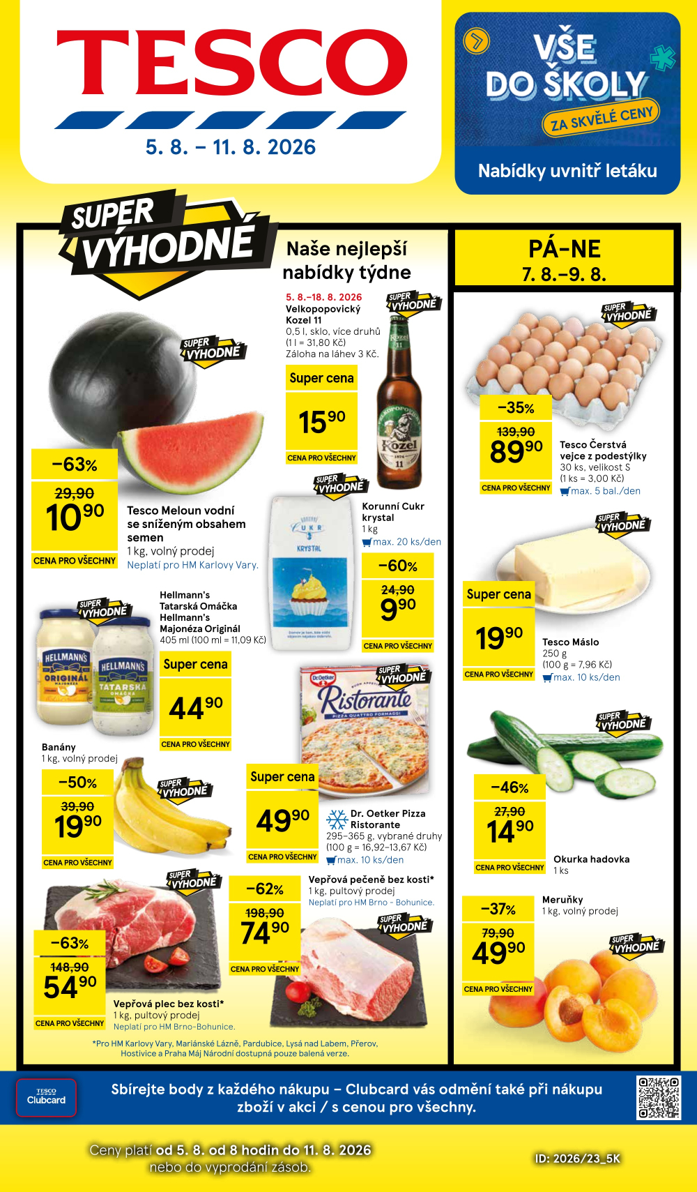Leták Tesco hypermarket leták - strana 1