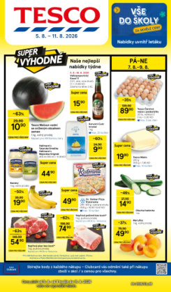 Tesco hypermarket leták