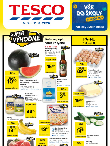 Tesco hypermarket leták