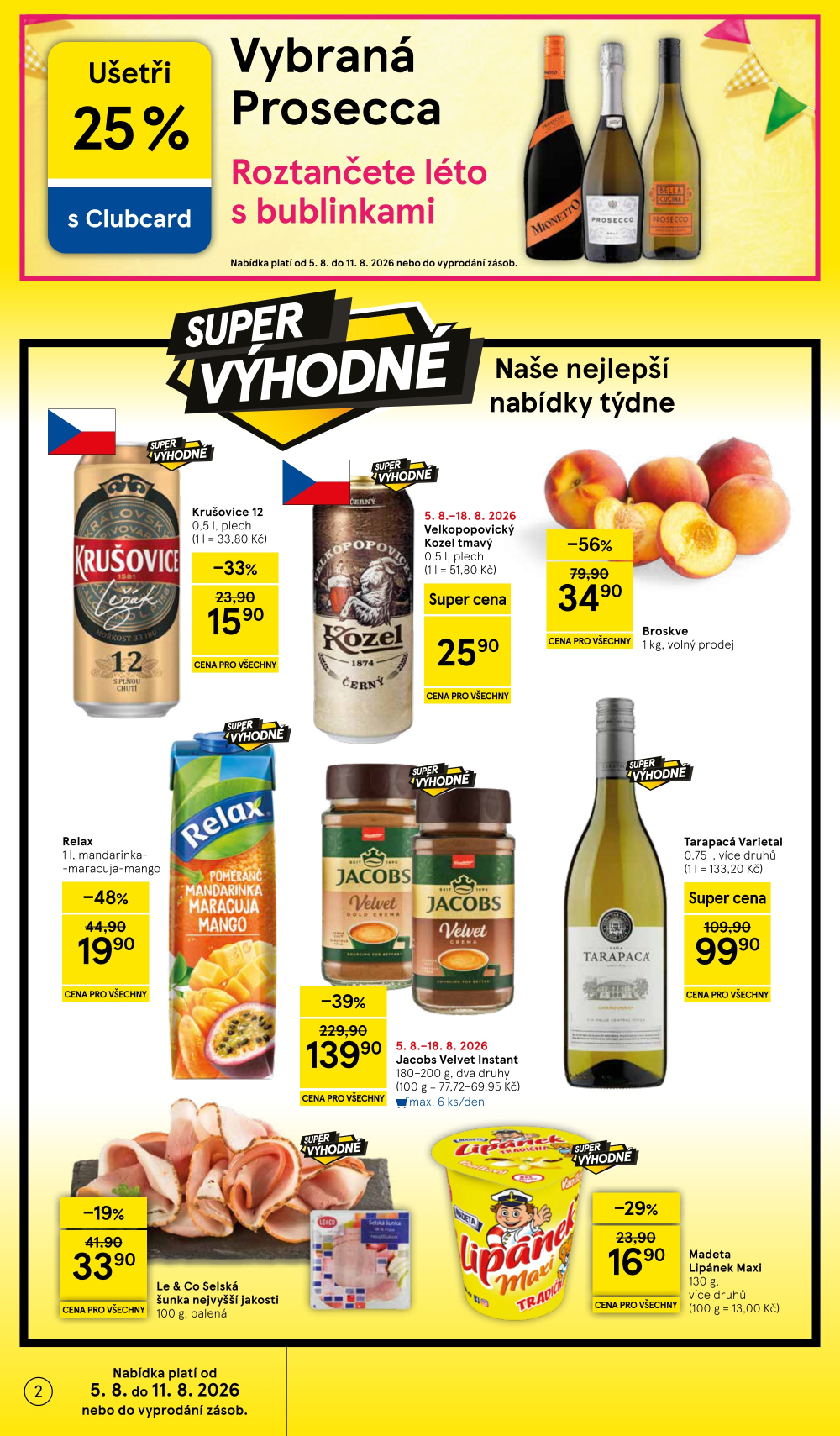 Leták Tesco supermarket leták - strana 2