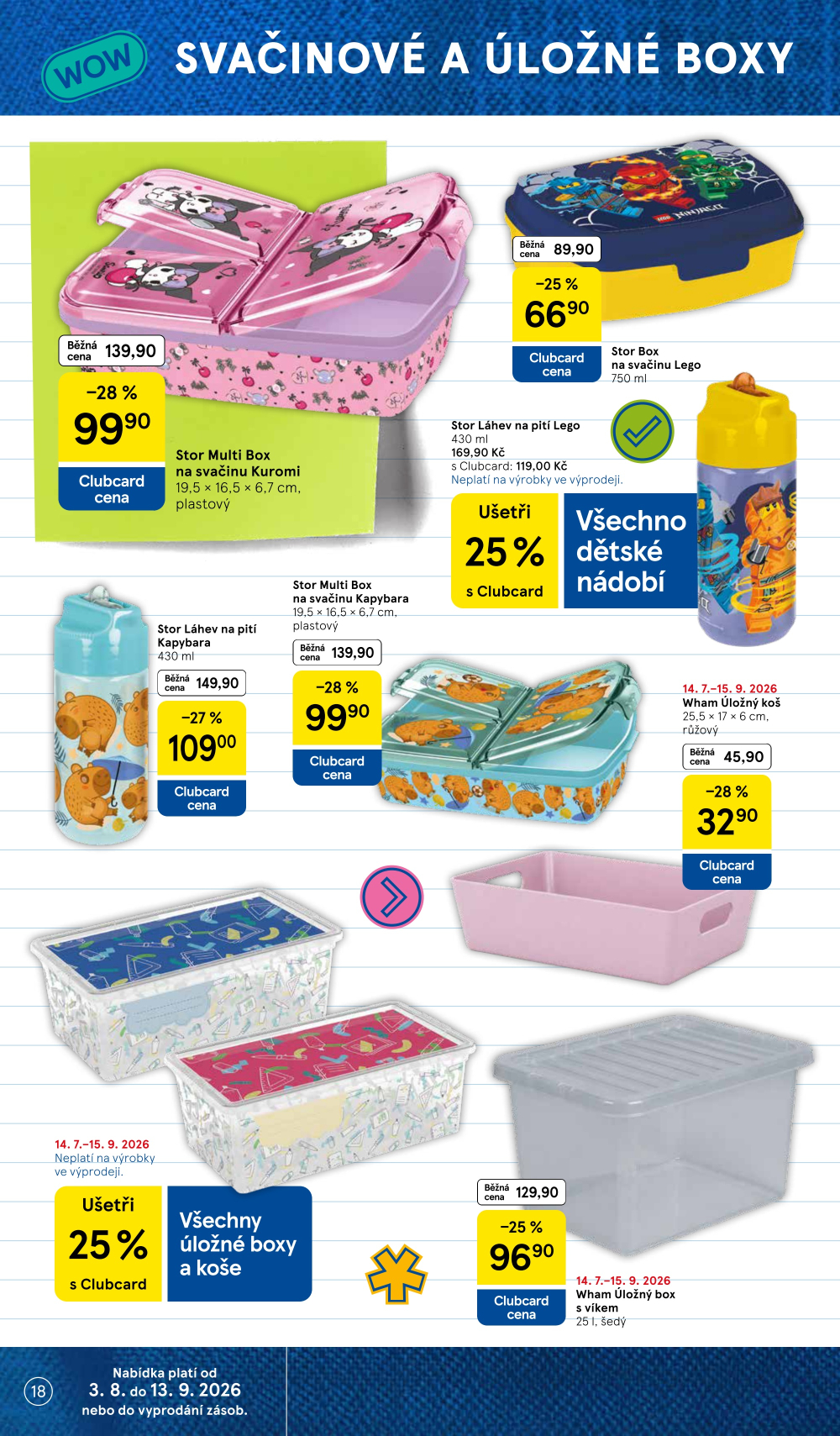 Leták Tesco leták - Vše do školy - strana 18