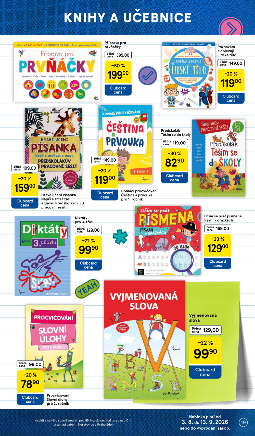 Leták Tesco leták - Vše do školy - strana 19