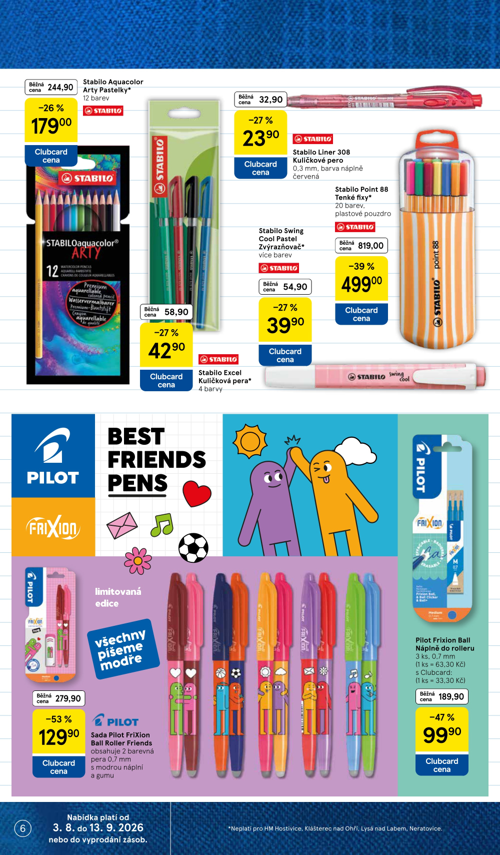 Leták Tesco leták - Vše do školy - strana 6