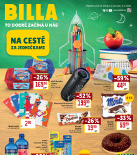Akční leták BILLA  - Na cestě za jedničkami