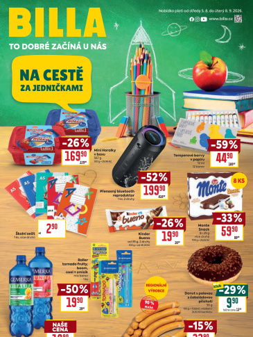 BILLA leták - Na cestě za jedničkami