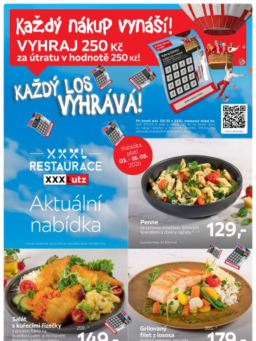 XXXLutz leták - Restaurace