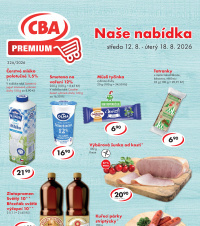 Akční leták CBA Premium 
