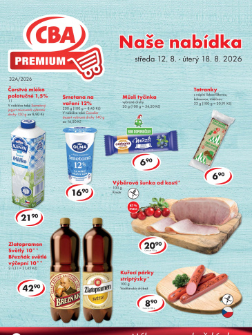 CBA Premium leták