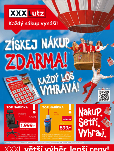 XXXLutz leták - Každý nákup vynáší!