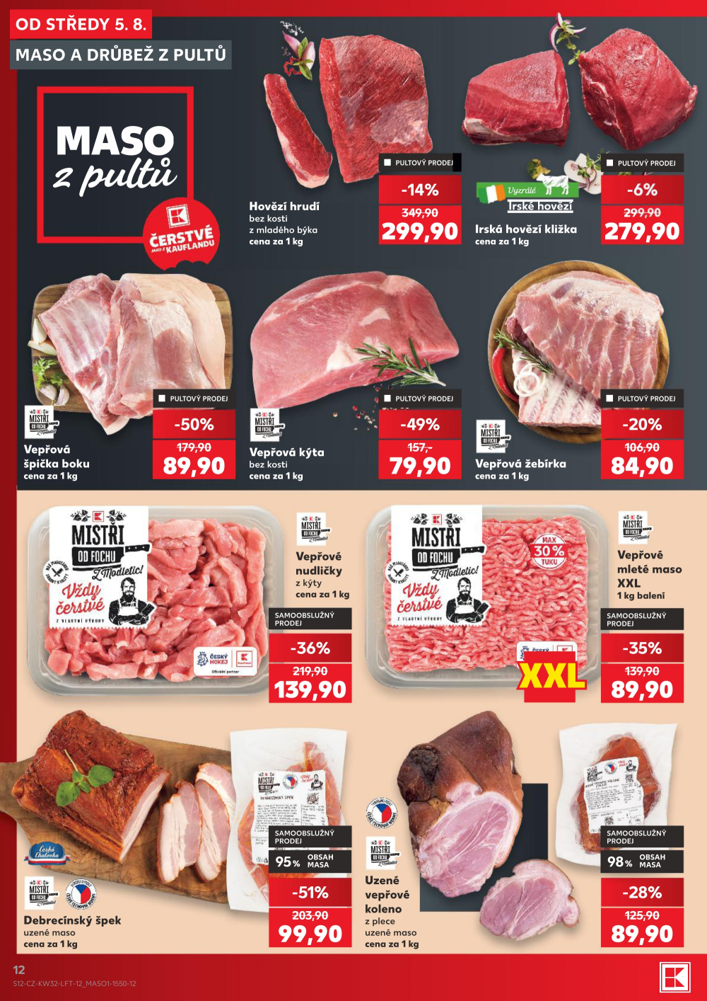Leták Kaufland leták Praha 6 - Podbaba - strana 12