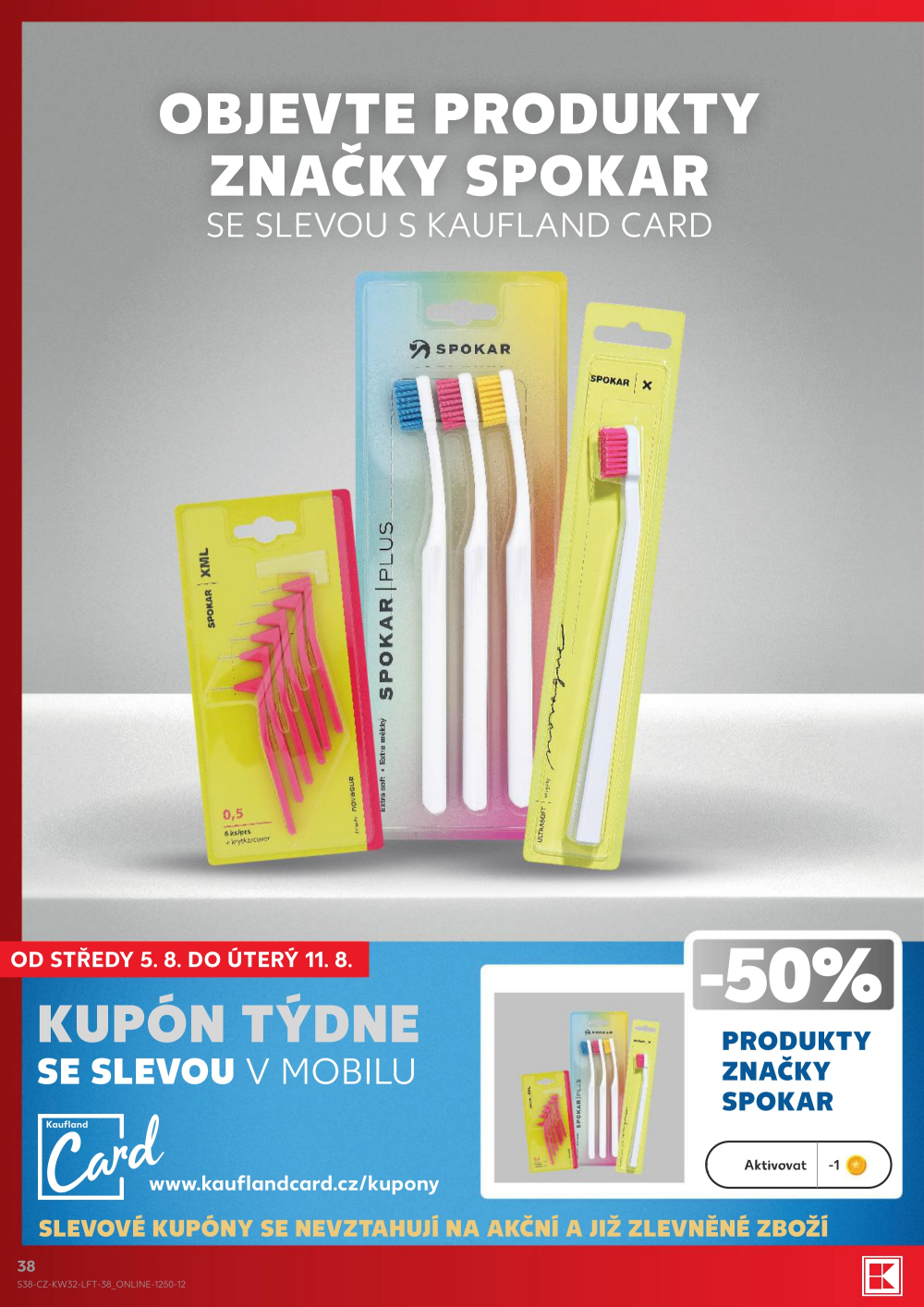 Leták Kaufland leták Praha 6 - Podbaba - strana 38
