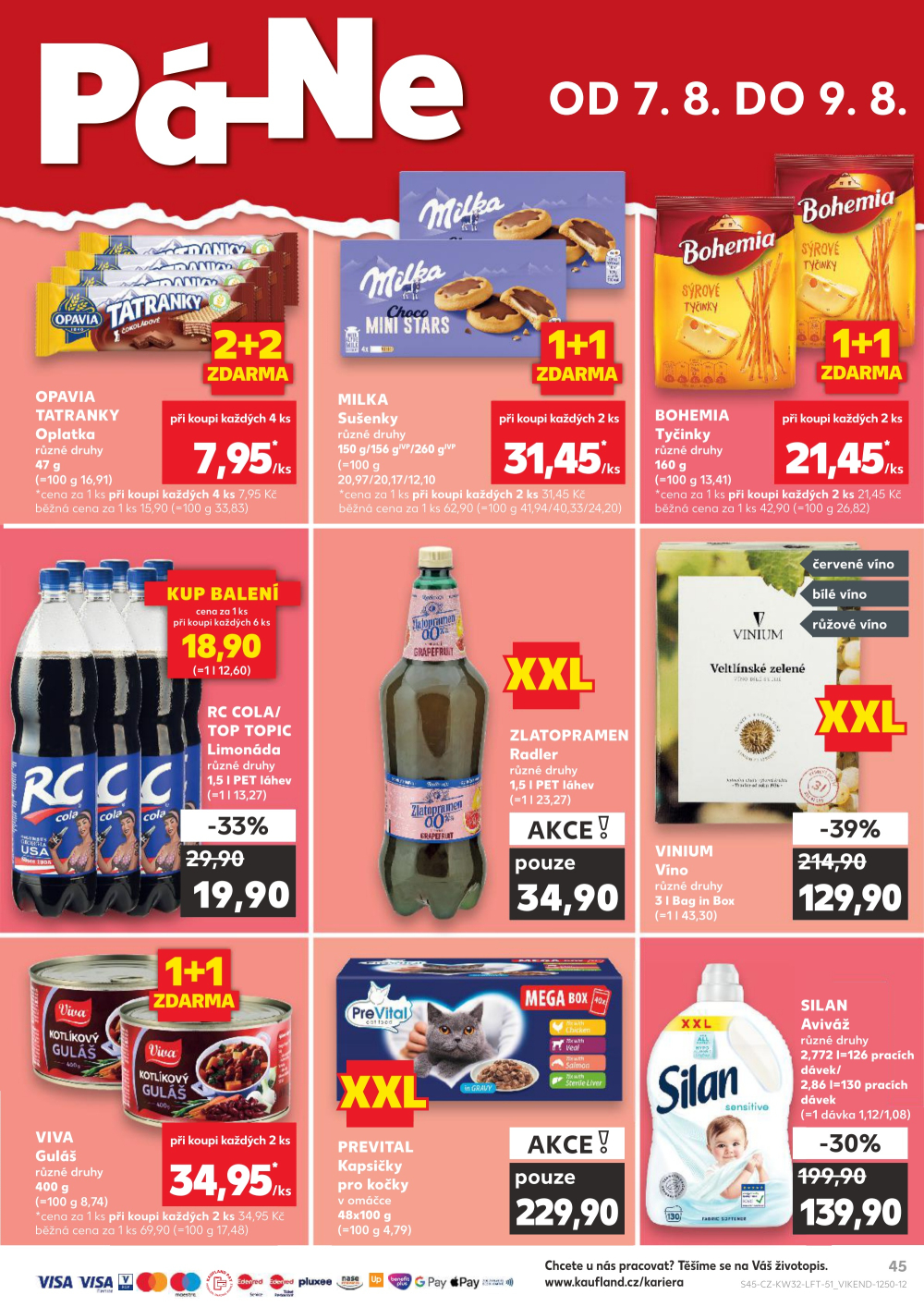 Leták Kaufland leták Praha 6 - Podbaba - strana 45