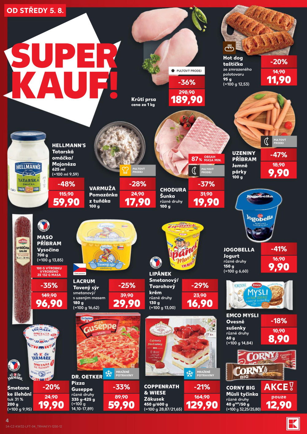 Leták Kaufland leták Praha 6 - Podbaba - strana 4