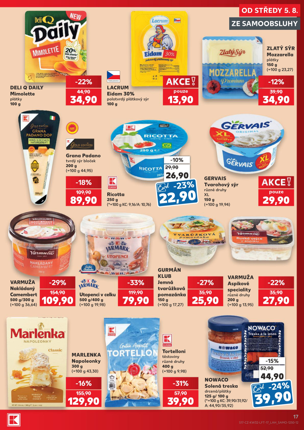 Leták Kaufland leták Praha 3 - Jarov - strana 17