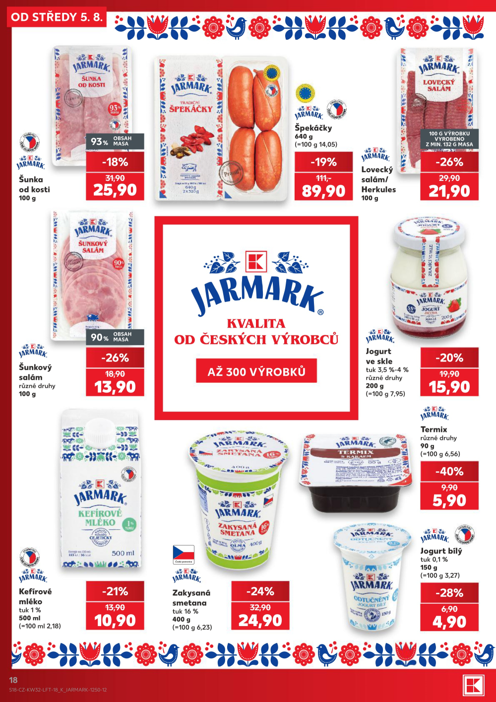 Leták Kaufland leták Praha 3 - Jarov - strana 18