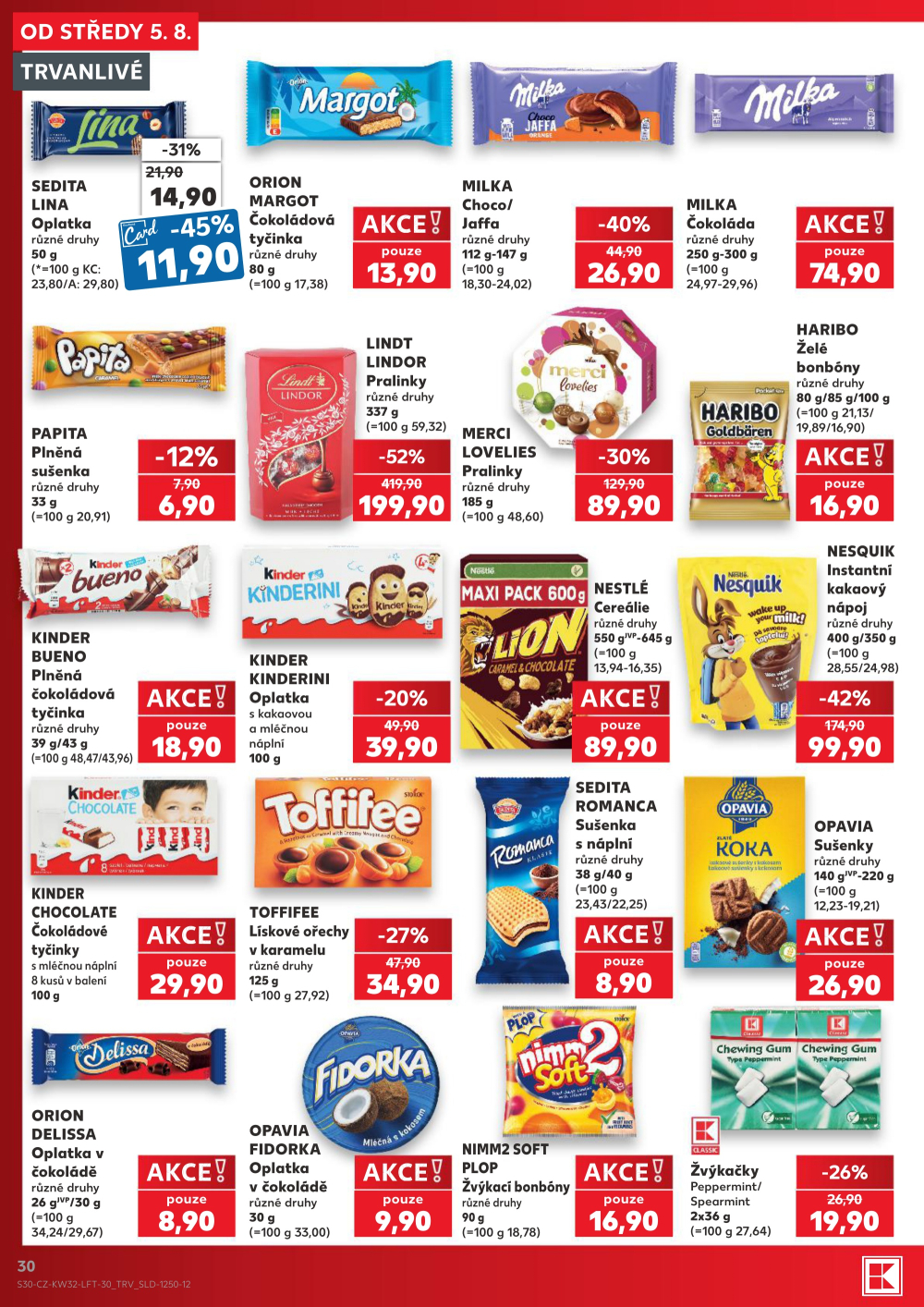Leták Kaufland leták Praha 3 - Jarov - strana 30