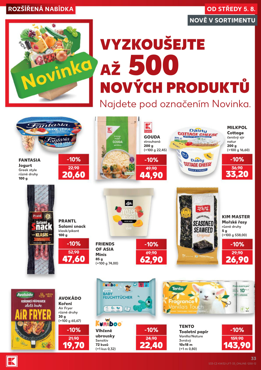 Leták Kaufland leták Praha 4 - Modřany - strana 33