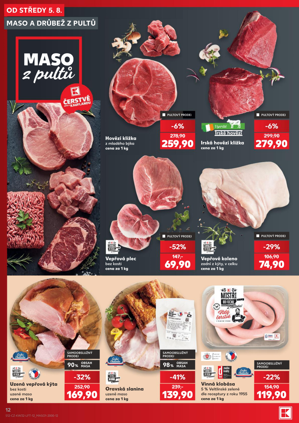 Leták Kaufland leták Plzeň, Karlovarská - strana 12