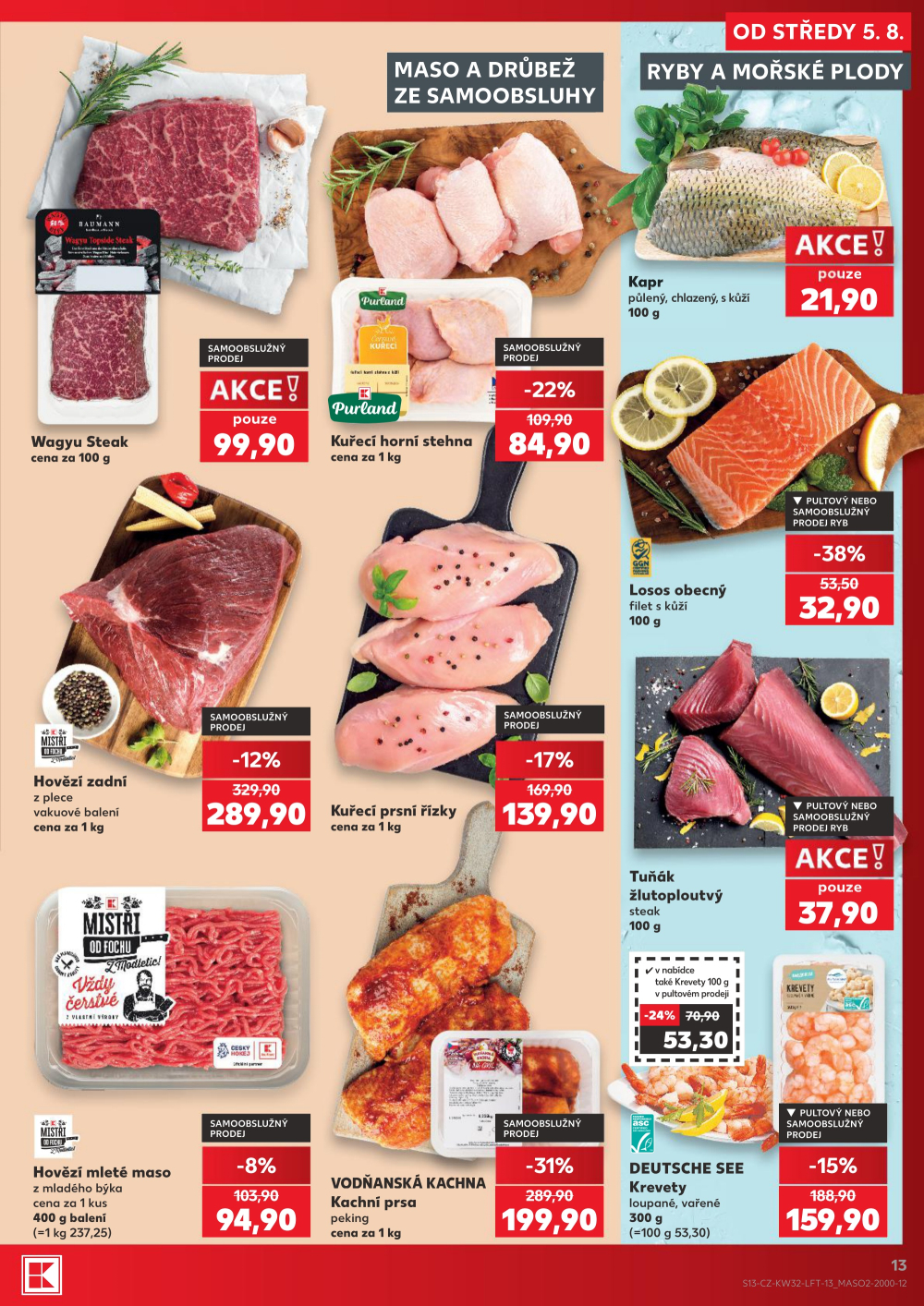 Leták Kaufland leták Plzeň, Karlovarská - strana 13