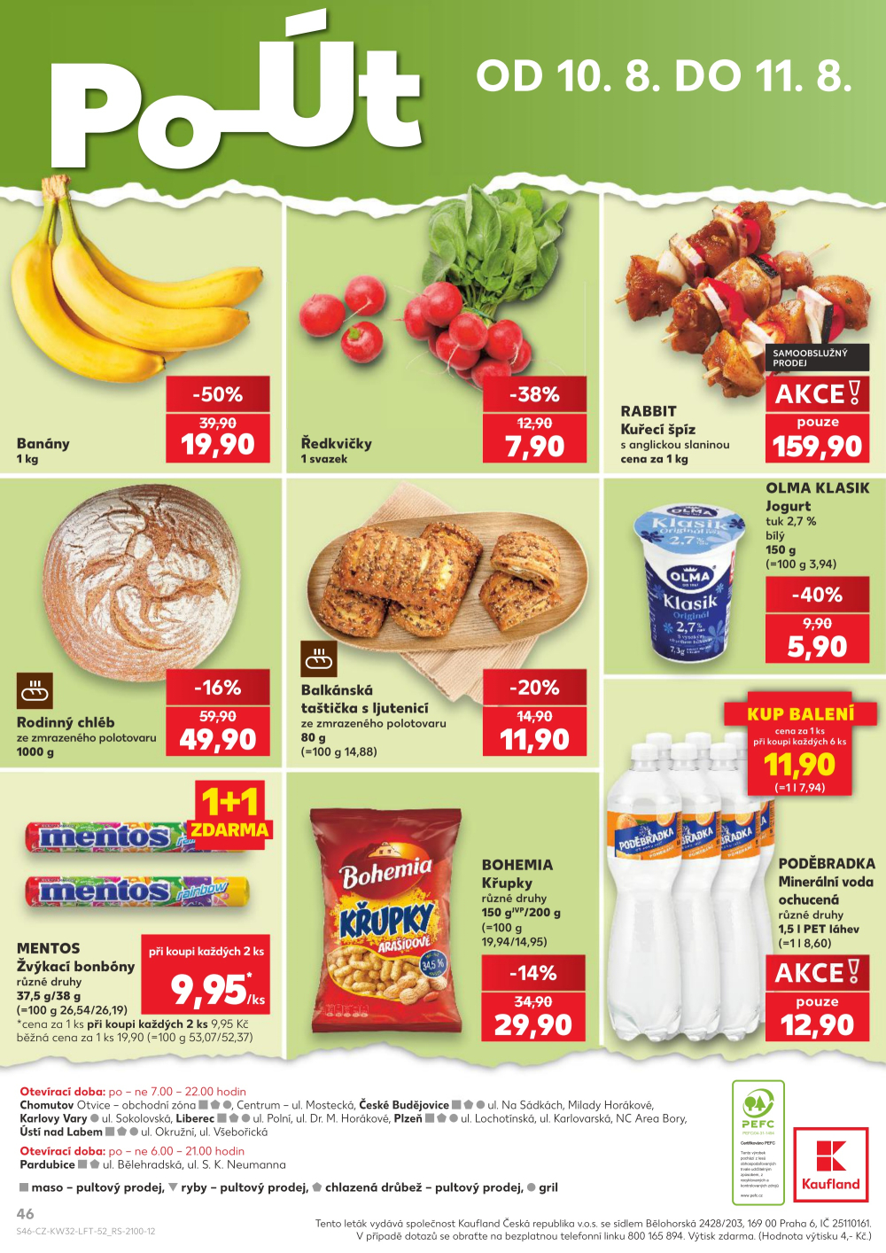 Leták Kaufland leták Plzeň, Karlovarská - strana 46