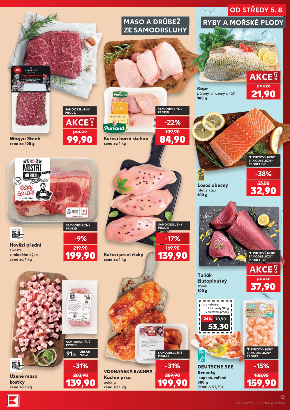 Leták Kaufland leták Praha 8 - Libeň - strana 13
