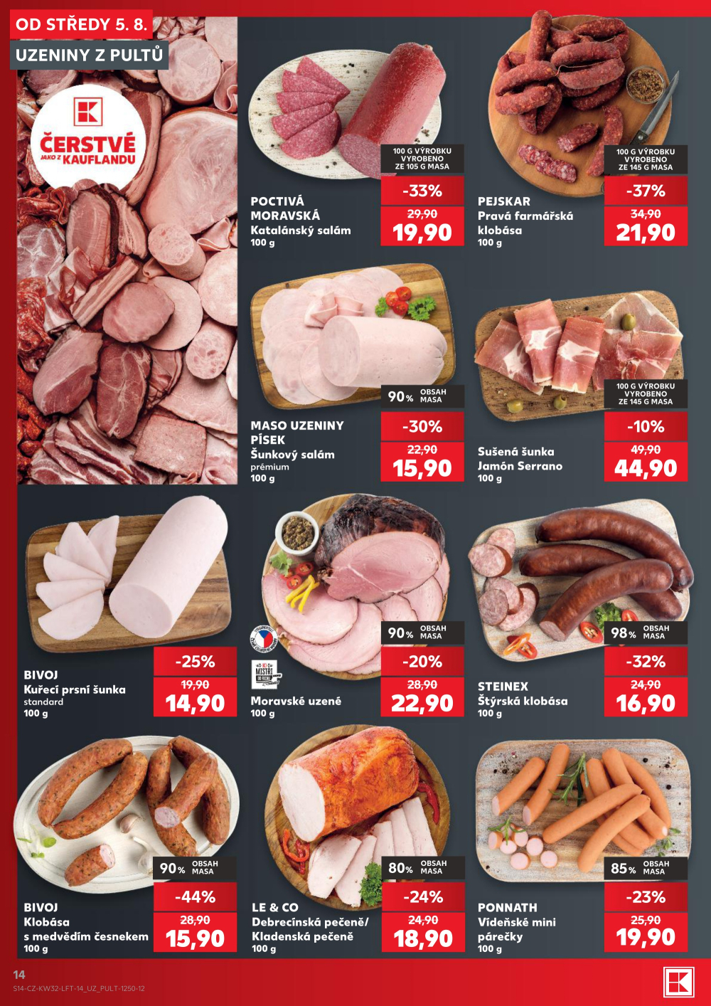 Leták Kaufland leták Praha 8 - Libeň - strana 14