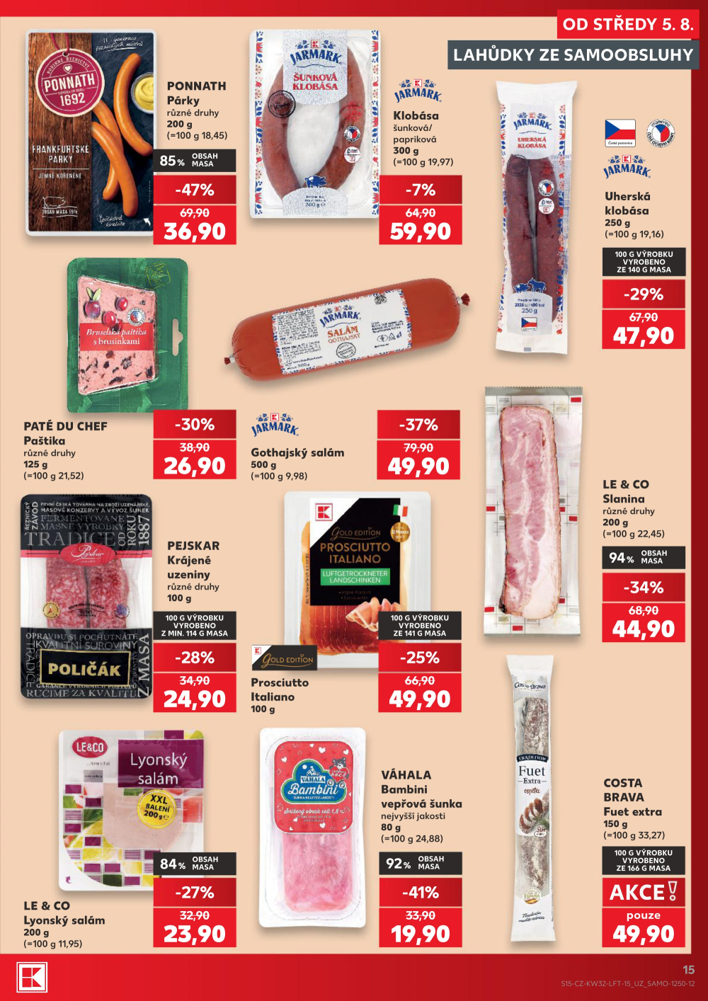 Leták Kaufland leták Praha 8 - Libeň - strana 15