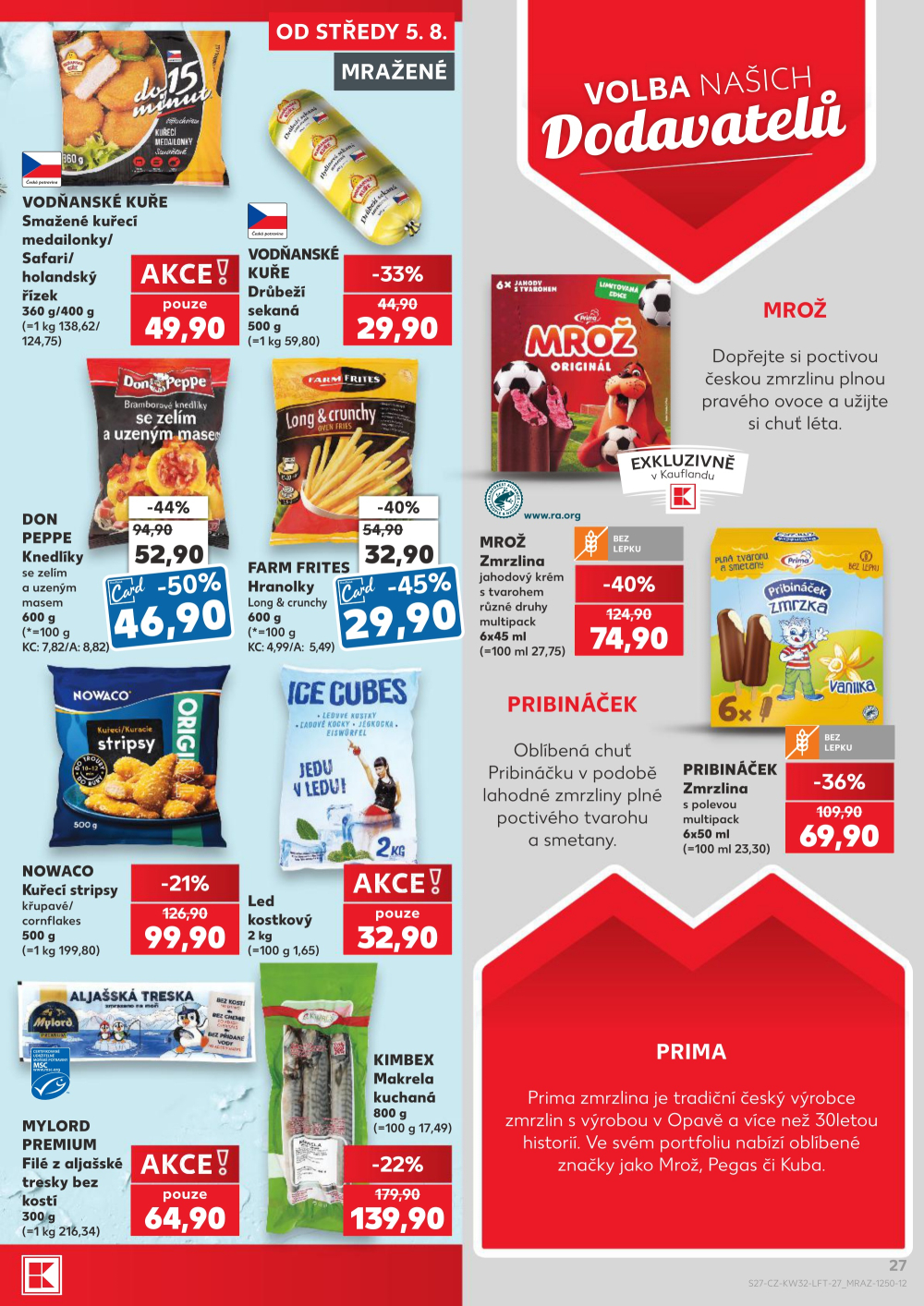 Leták Kaufland leták Praha 8 - Libeň - strana 27