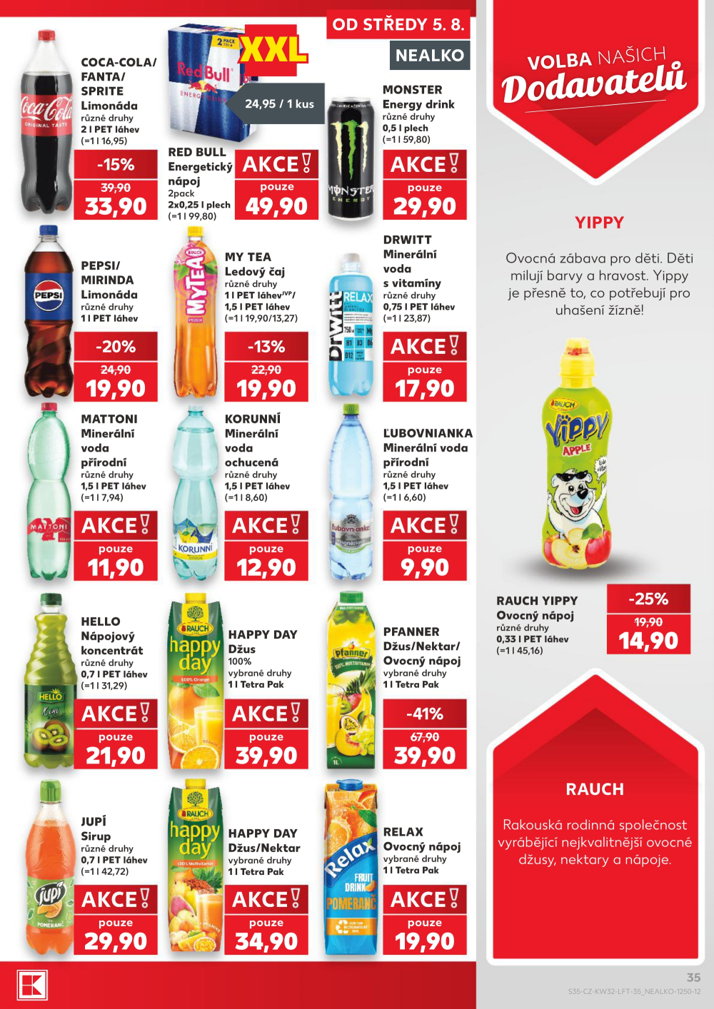 Leták Kaufland leták Praha 8 - Libeň - strana 35