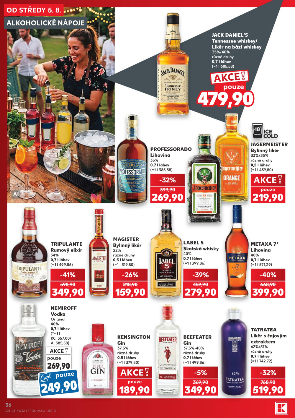 Leták Kaufland leták Praha 8 - Libeň - strana 36